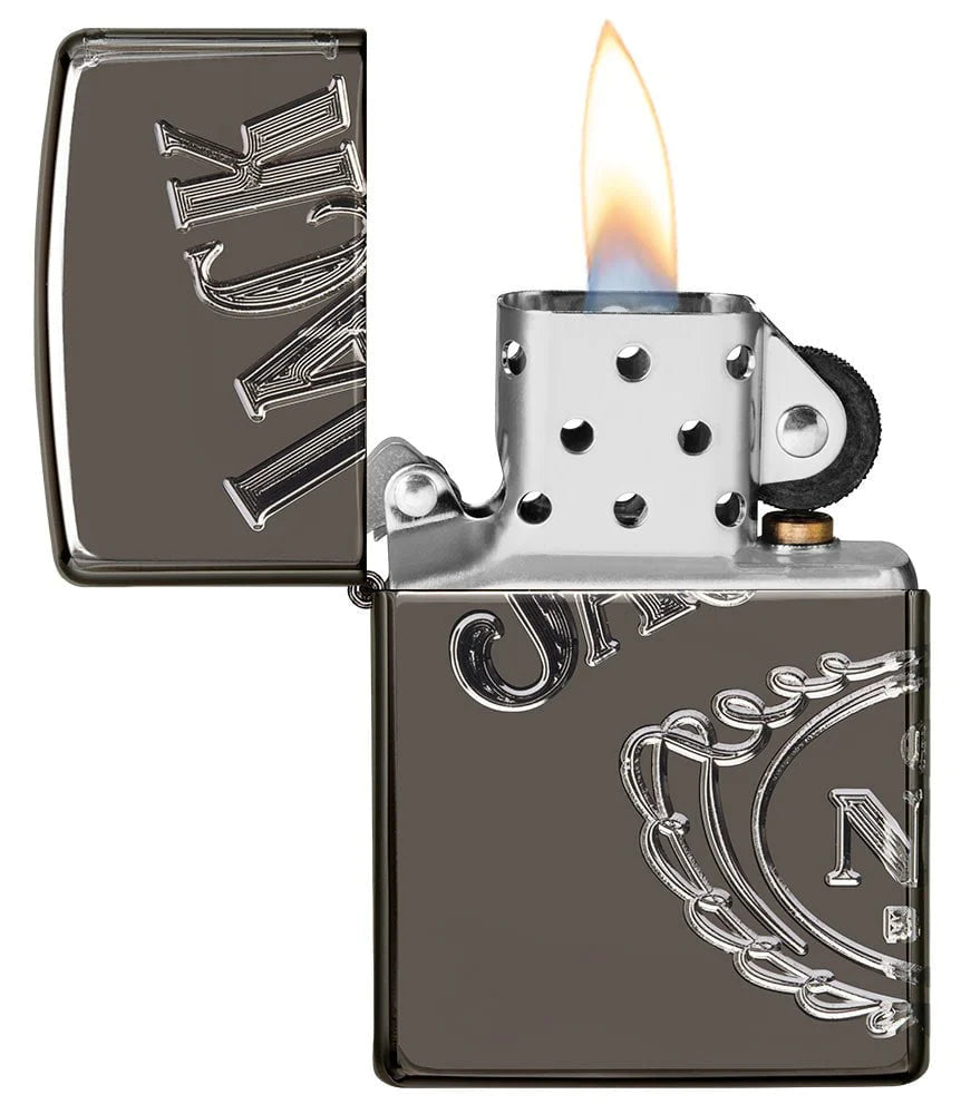 Jack Daniel's® Classic Emblem Chrome Windproof Lighter